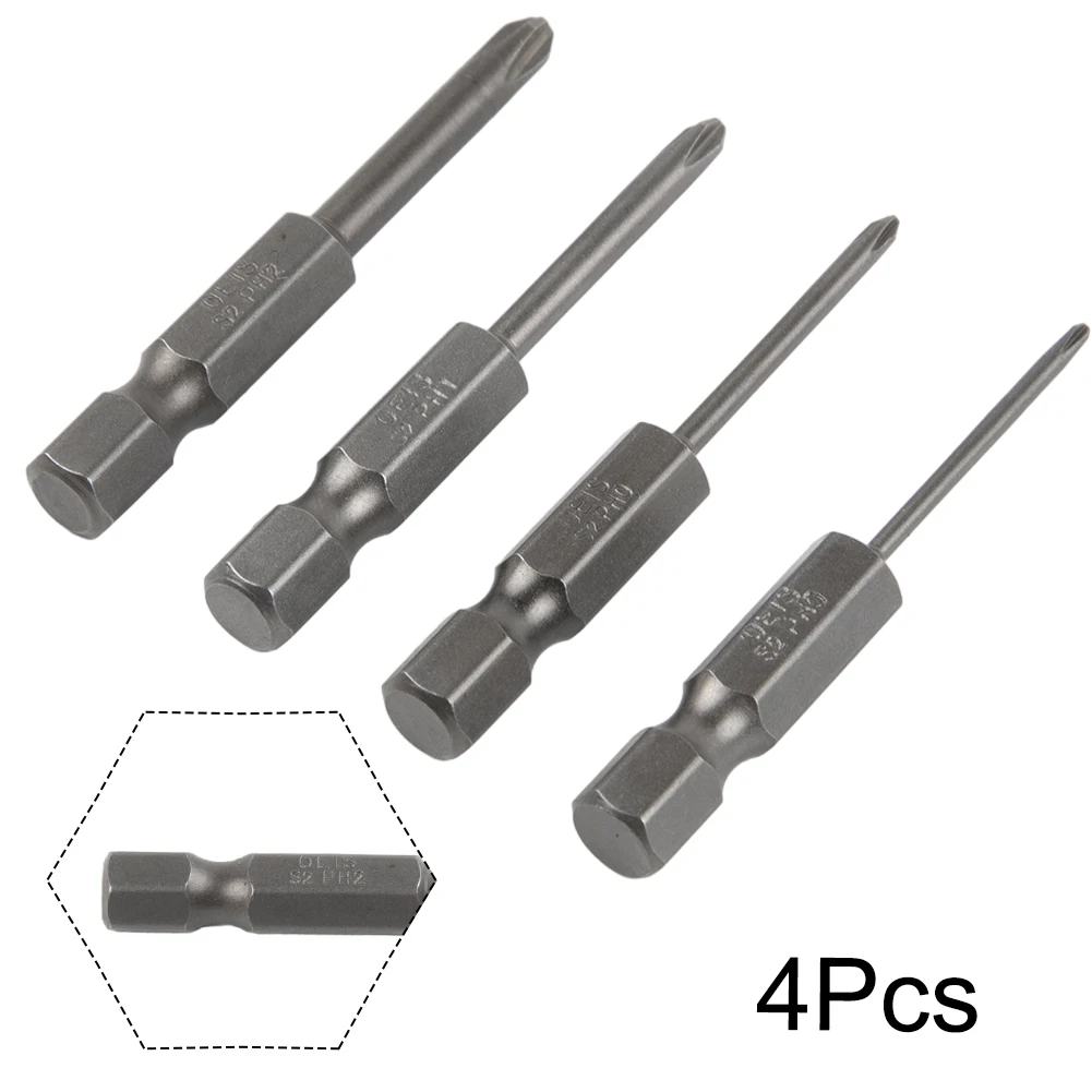 4pcs PH00 PH1 PH2 50mm Hex Shank Cross Screwdriver Bits Alloy Steel Magnetic Bits For Electric Driver Repair Appliances Tools
4pcs PH00 PH1 PH2 50mm Hex Shank Cross Screwdriver Bits Alloy Steel Magnetic Bits For Electric Driver Repair Appliances Tools