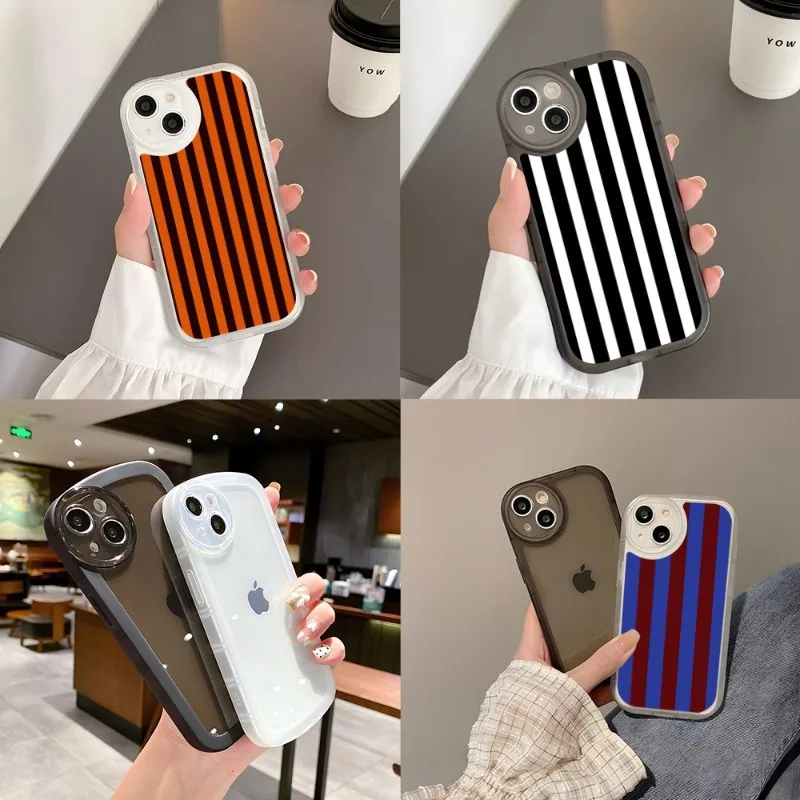 Milan Stylish Stripe Design Phone Case Transparent For IPhone 13 12 11 14 Pro Max Mini X XR XS 7 8 Plus SE 2020 Soft Cover
Milan Stylish Stripe Design Phone Case Transparent For IPhone 13 12 11 14 Pro Max Mini X XR XS 7 8 Plus SE 2020 Soft Cover