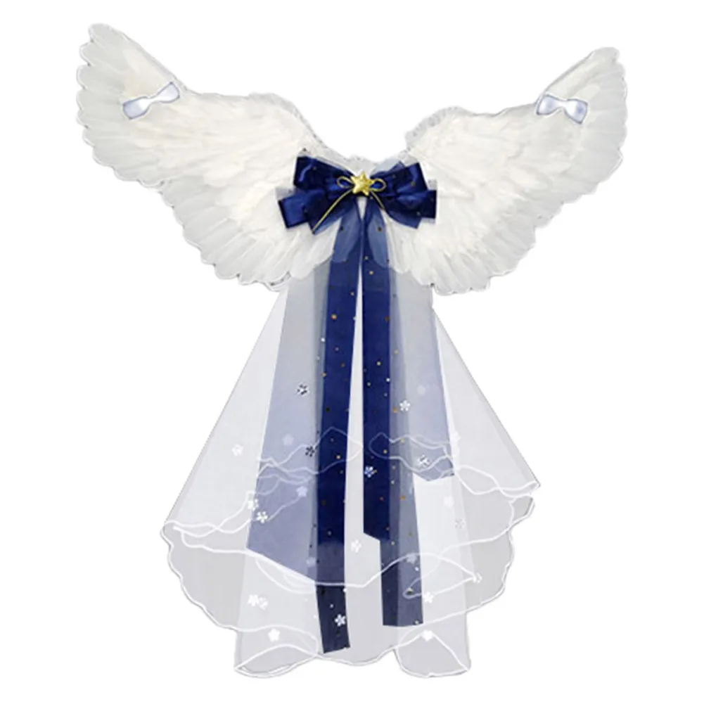 White Feather Angel Wings Veil Cloak Cosplay Costume Dance Party Halloween Carnival Stage Show Christmas Holiday Fancy Dress
White Feather Angel Wings Veil Cloak Cosplay Costume Dance Party Halloween Carnival Stage Show Christmas Holiday Fancy Dress