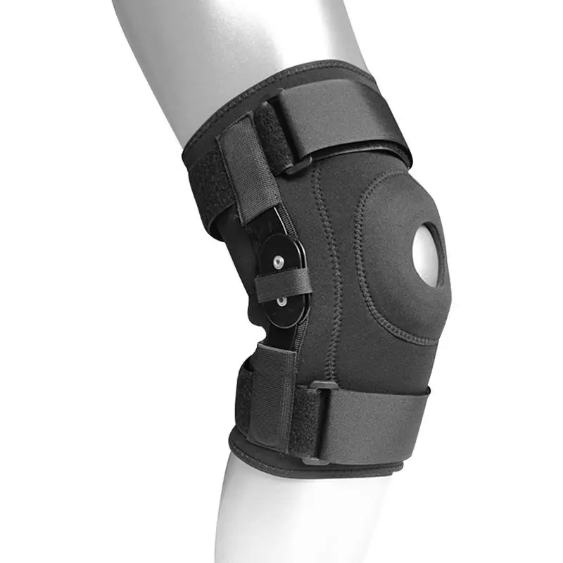 Knee Brace With Side Stabilizers Athletic Hinged Knee Braces With Adjustable Strap For Sports Ski Exercise Gym Usage Breathable
Knee Brace With Side Stabilizers Athletic Hinged Knee Braces With Adjustable Strap For Sports Ski Exercise Gym Usage Breathable