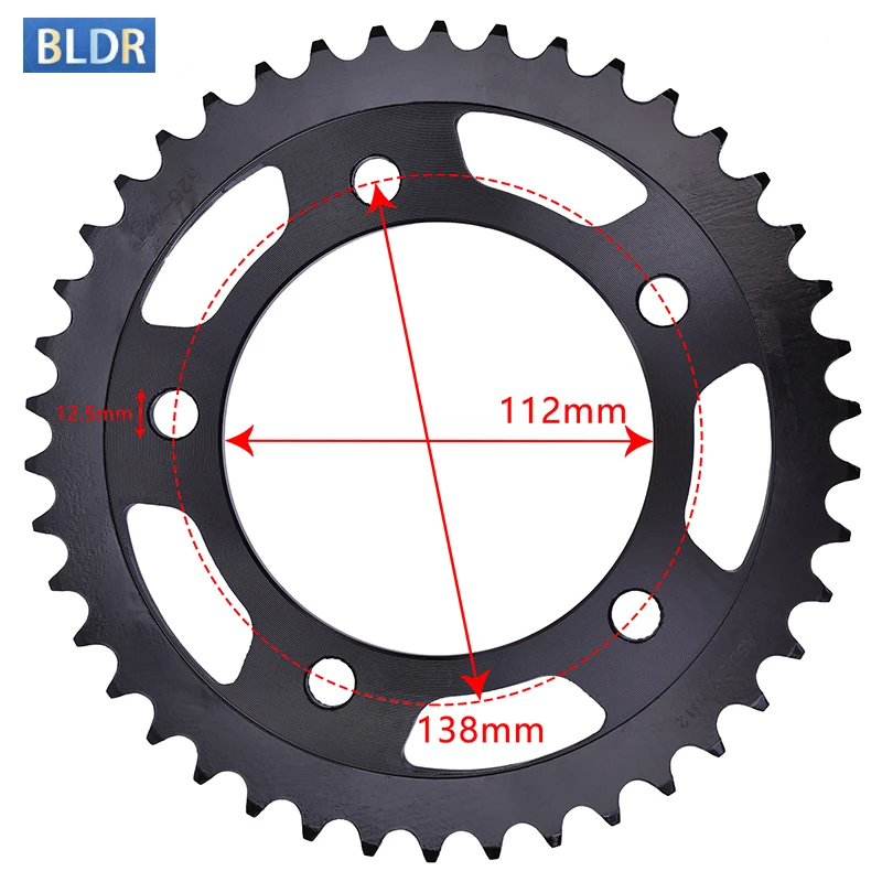 525 42T Rear Sprocket Gear For Honda VT750R VT750C VT750 RS Shadow VT 750 C C2 CD2 Shadow Deluxe VT750S CBF500 ABS PC39 CBF 500
525 42T Rear Sprocket Gear For Honda VT750R VT750C VT750 RS Shadow VT 750 C C2 CD2 Shadow Deluxe VT750S CBF500 ABS PC39 CBF 500