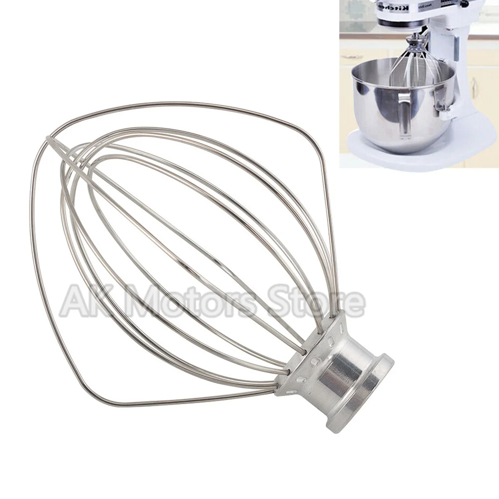 Stainless Steel K45WW Wire Whip Tilt-Head Stand Mixer for Kitchen Aid KSM90 K45 KSM150, Egg Cream Stirrer
Stainless Steel K45WW Wire Whip Tilt-Head Stand Mixer for Kitchen Aid KSM90 K45 KSM150, Egg Cream Stirrer