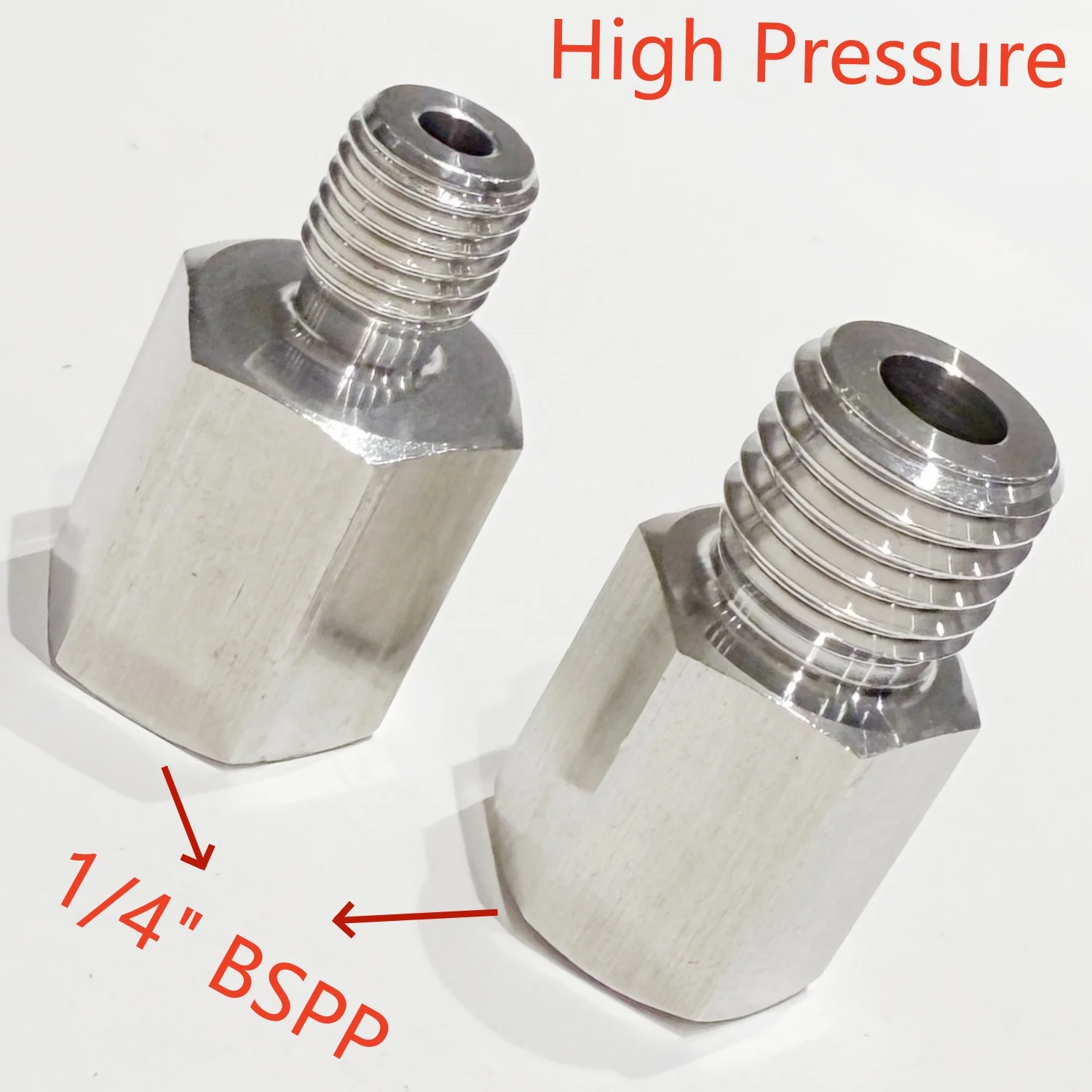 Переходник фитинга 1/4" BSPP на M6-M16 из нержавеющей стали 304
Переходник фитинга 1/4" BSPP на M6-M16 из нержавеющей стали 304