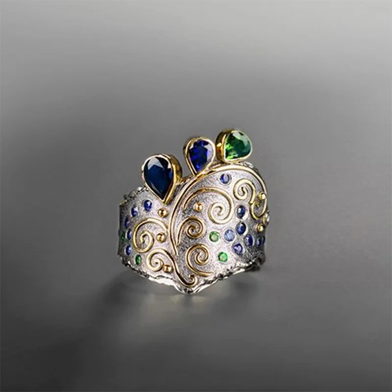 Fashion Mixed Color Drop Pattern Ring for Women Party Jewelry Popular Element Metal Factory Direct Sales
Fashion Mixed Color Drop Pattern Ring for Women Party Jewelry Popular Element Metal Factory Direct Sales