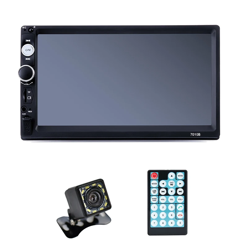 2 Din Car Radio 7 Inch HD Autoradio Multimedia Player Touch Screen Auto Audio Stereo MP5 Bluetooth USB TF FM Camera
2 Din Car Radio 7 Inch HD Autoradio Multimedia Player Touch Screen Auto Audio Stereo MP5 Bluetooth USB TF FM Camera