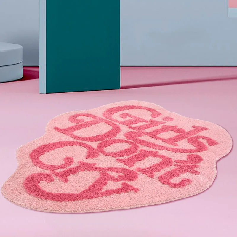 Irregular Bedside Rug Soft Fluffy pink Bathroom Mat Bedroom Carpet Bathmat Area Floor Pad Aesthetic Home Room Decor
Irregular Bedside Rug Soft Fluffy pink Bathroom Mat Bedroom Carpet Bathmat Area Floor Pad Aesthetic Home Room Decor