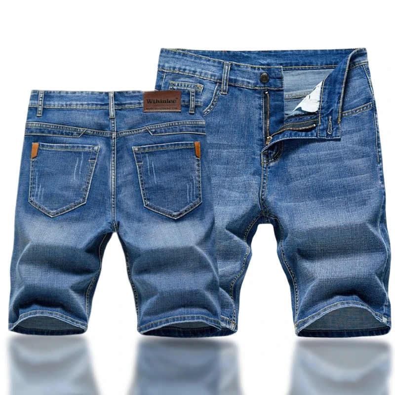 2022 Summer Men Slim Black Jeans Shorts Oversize Business Fashion Baggy Stretch Blue Men Jeans Casual High-End Five-Point Pants
2022 Summer Men Slim Black Jeans Shorts Oversize Business Fashion Baggy Stretch Blue Men Jeans Casual High-End Five-Point Pants