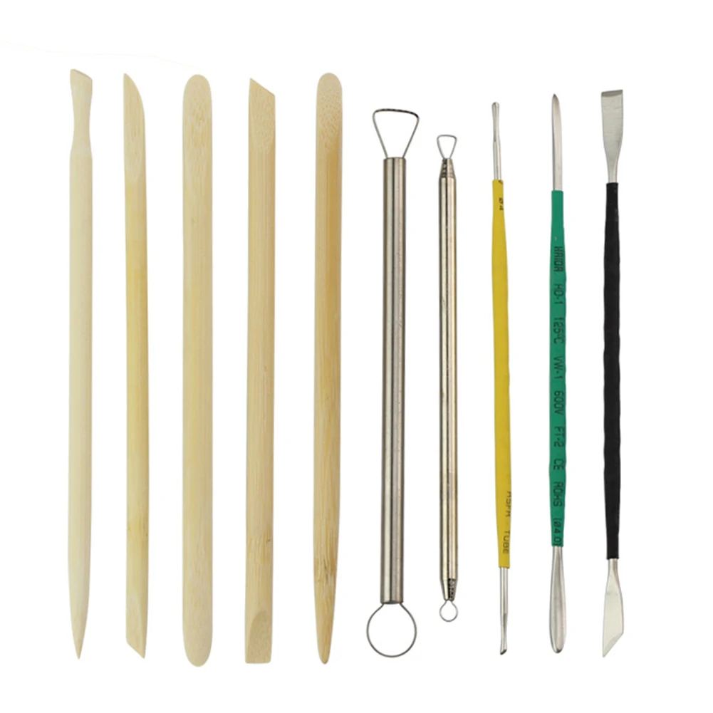 10 Pcs Engraving Tools Clay Sculpture Set Pottery Carving K-nife Handmade Model Art Craft Modeling Tool Engraving Tool Parts
10 Pcs Engraving Tools Clay Sculpture Set Pottery Carving K-nife Handmade Model Art Craft Modeling Tool Engraving Tool Parts