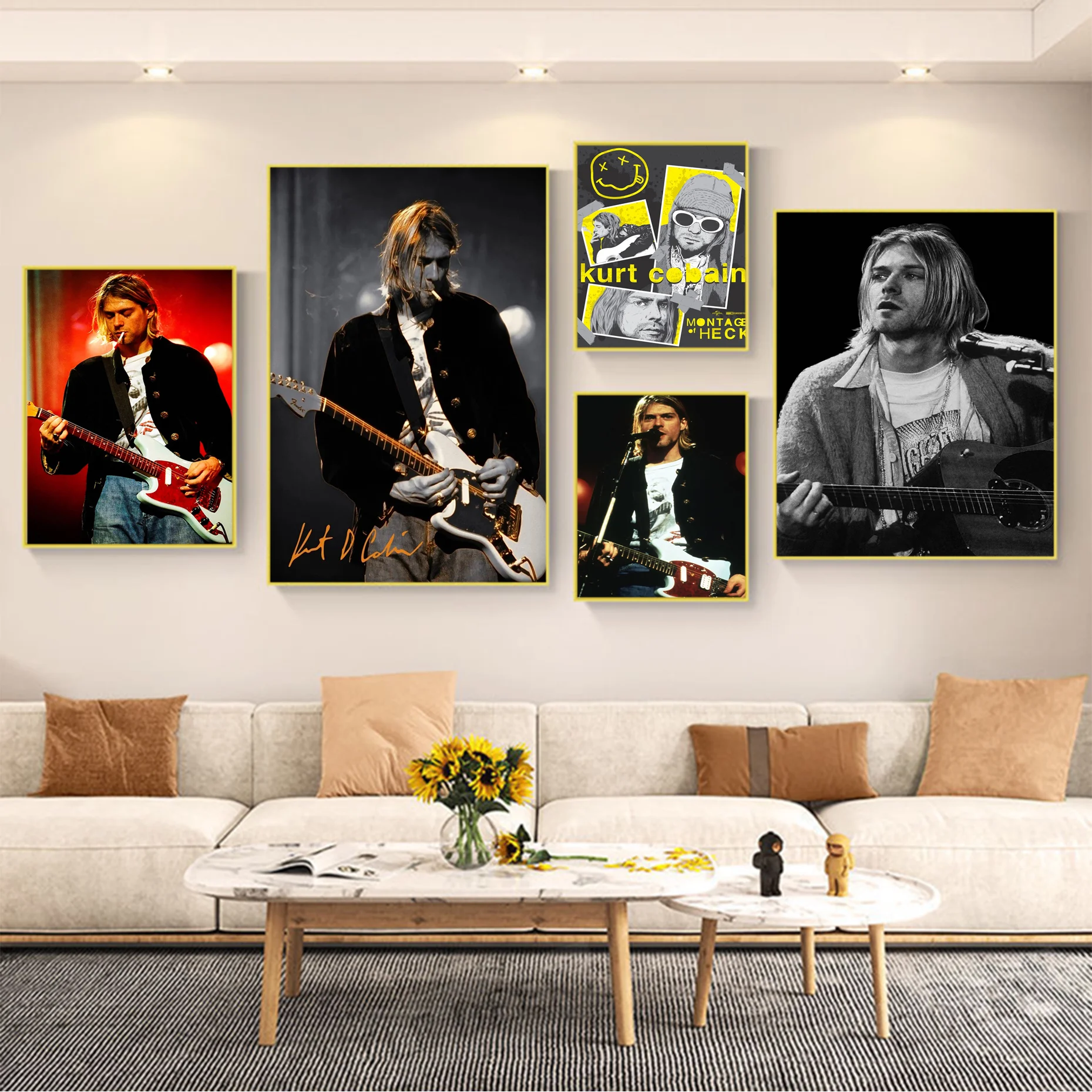 Singer Kurt Cobain Classic Vintage Posters Whitepaper Prints Posters Artwork Room Wall Decor
Singer Kurt Cobain Classic Vintage Posters Whitepaper Prints Posters Artwork Room Wall Decor
