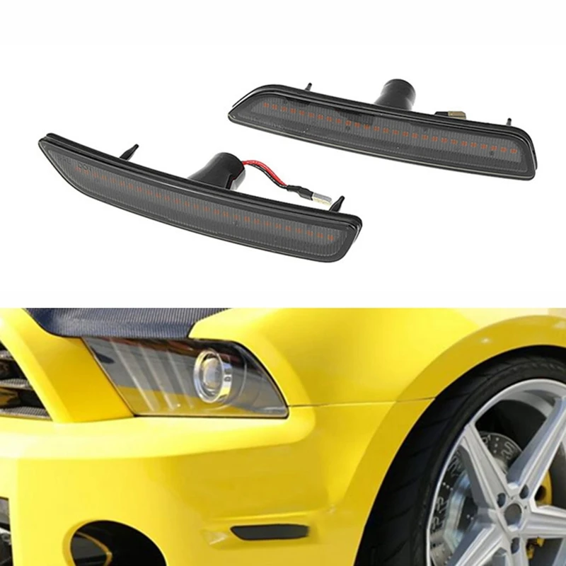 2PCS LED Front Bumper Side Marker Light For Ford Mustang 2010 2011 2012 2013 2014 Turn Signal Light Lamp
2PCS LED Front Bumper Side Marker Light For Ford Mustang 2010 2011 2012 2013 2014 Turn Signal Light Lamp