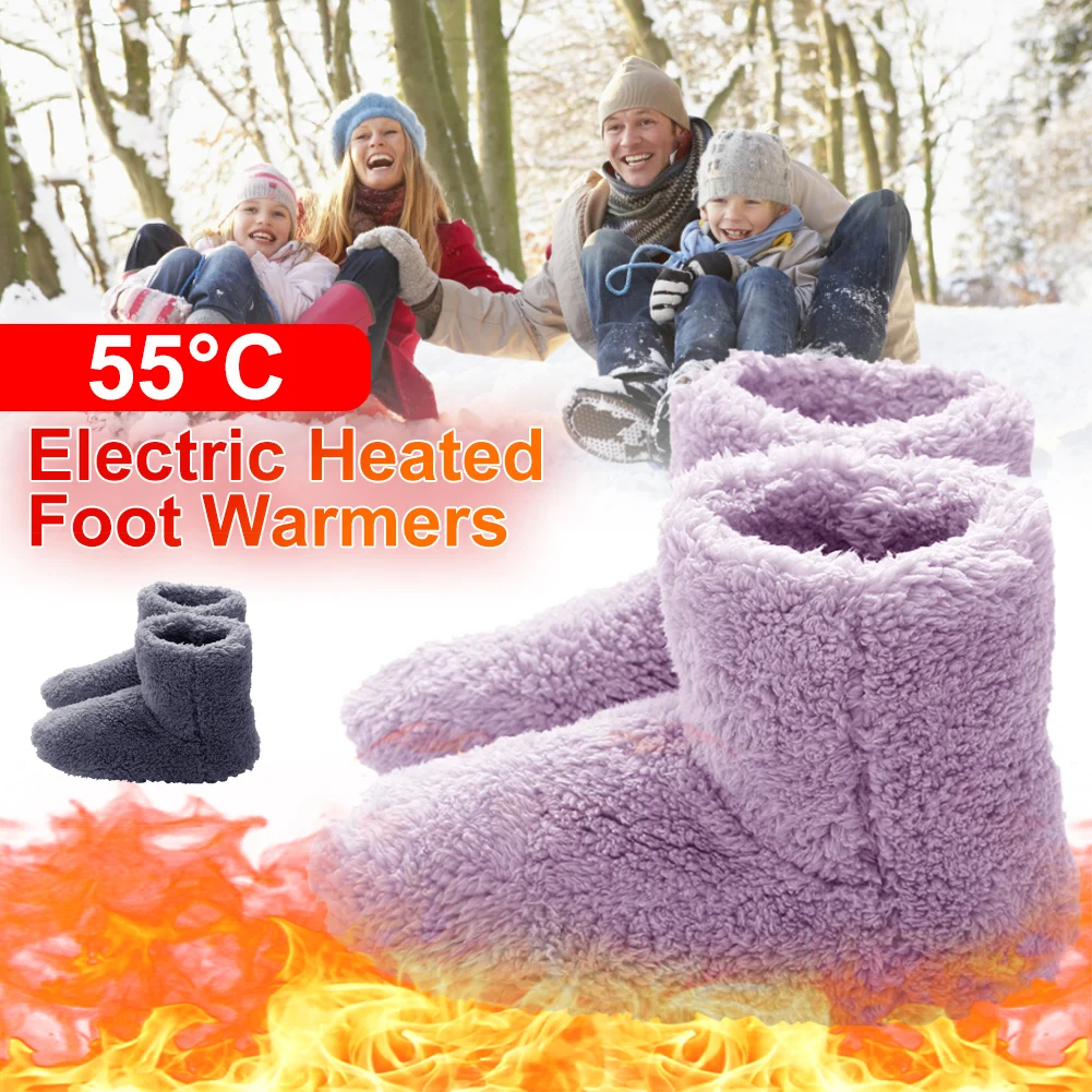 Winter USB Heated Shoe for Men Women Foot Warmer Boot Plush Electric Slippers Washable Electric Shoe Heating Shoes 2022 New
Winter USB Heated Shoe for Men Women Foot Warmer Boot Plush Electric Slippers Washable Electric Shoe Heating Shoes 2022 New