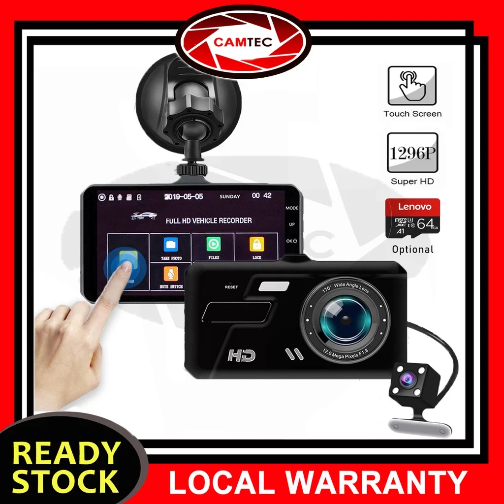 1296P / 1080P Dual Lens Car Camera Vehicle Video Dash Cam Full HD 170 deg FrontDashboard Camera 480P Rear View Camera
1296P / 1080P Dual Lens Car Camera Vehicle Video Dash Cam Full HD 170 deg FrontDashboard Camera 480P Rear View Camera