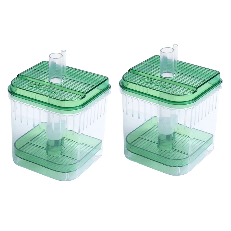 2X Plastic Square Fish Tank Aquarium Filter Bottom Box Transparent Green 
2X Plastic Square Fish Tank Aquarium Filter Bottom Box Transparent Green