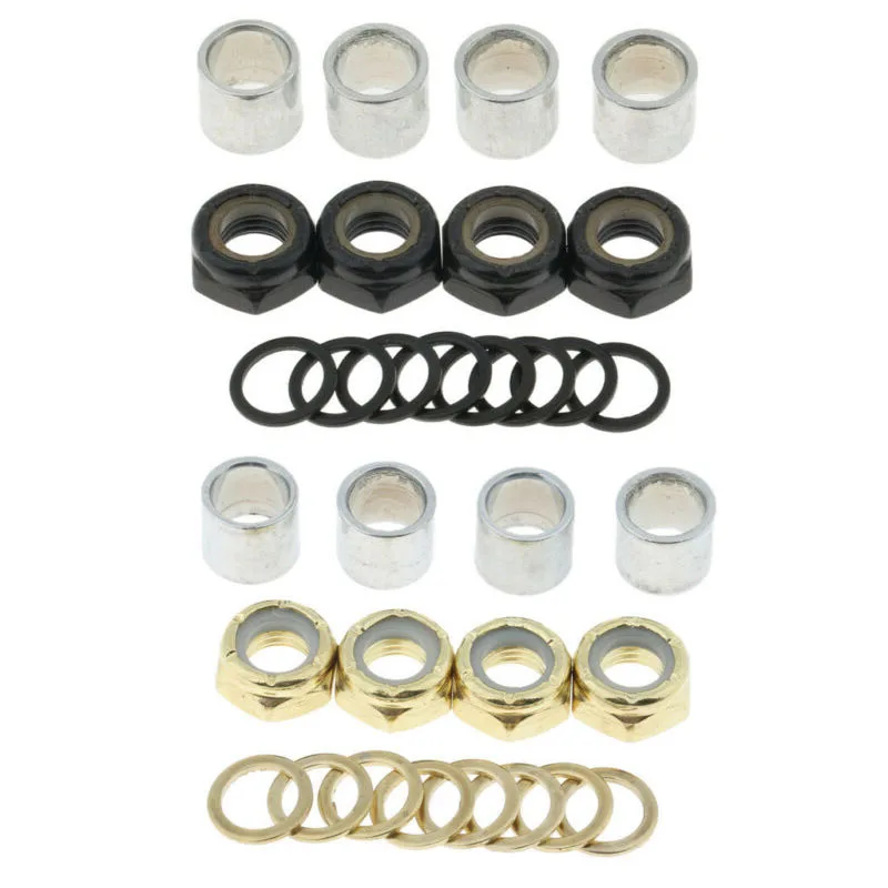 Skateboard Bearing Spacers Washers Nuts Speed Kit Longboard Repair Rebuild Reducing Friction Accessories 2023 Hot Sale
Skateboard Bearing Spacers Washers Nuts Speed Kit Longboard Repair Rebuild Reducing Friction Accessories 2023 Hot Sale