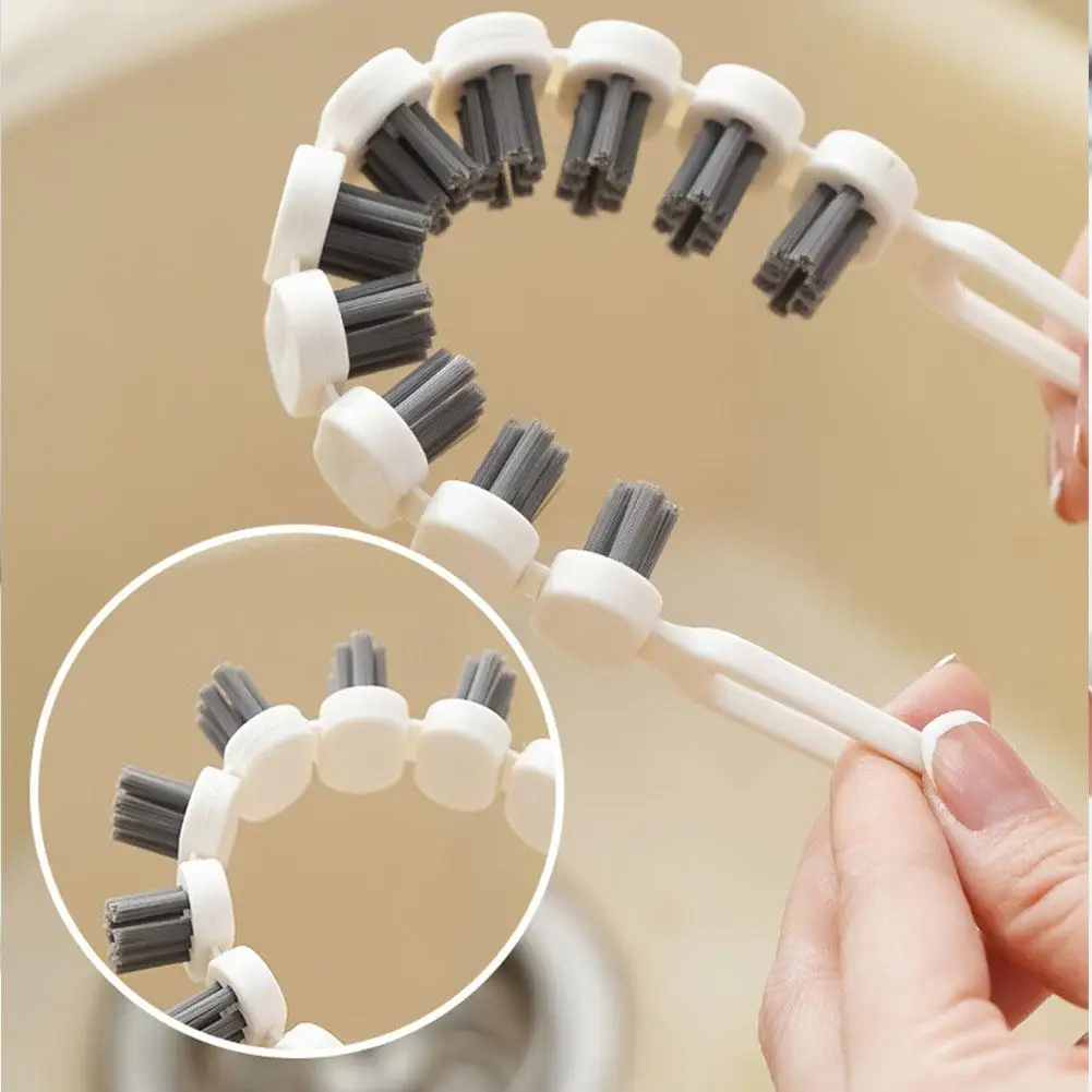 Bendable Brush Kitchen Bathroom Window-Groove Guide Flume Station Rail Crevice Brush Tool Practical Wash Clean Cleaning I1G5
Bendable Brush Kitchen Bathroom Window-Groove Guide Flume Station Rail Crevice Brush Tool Practical Wash Clean Cleaning I1G5