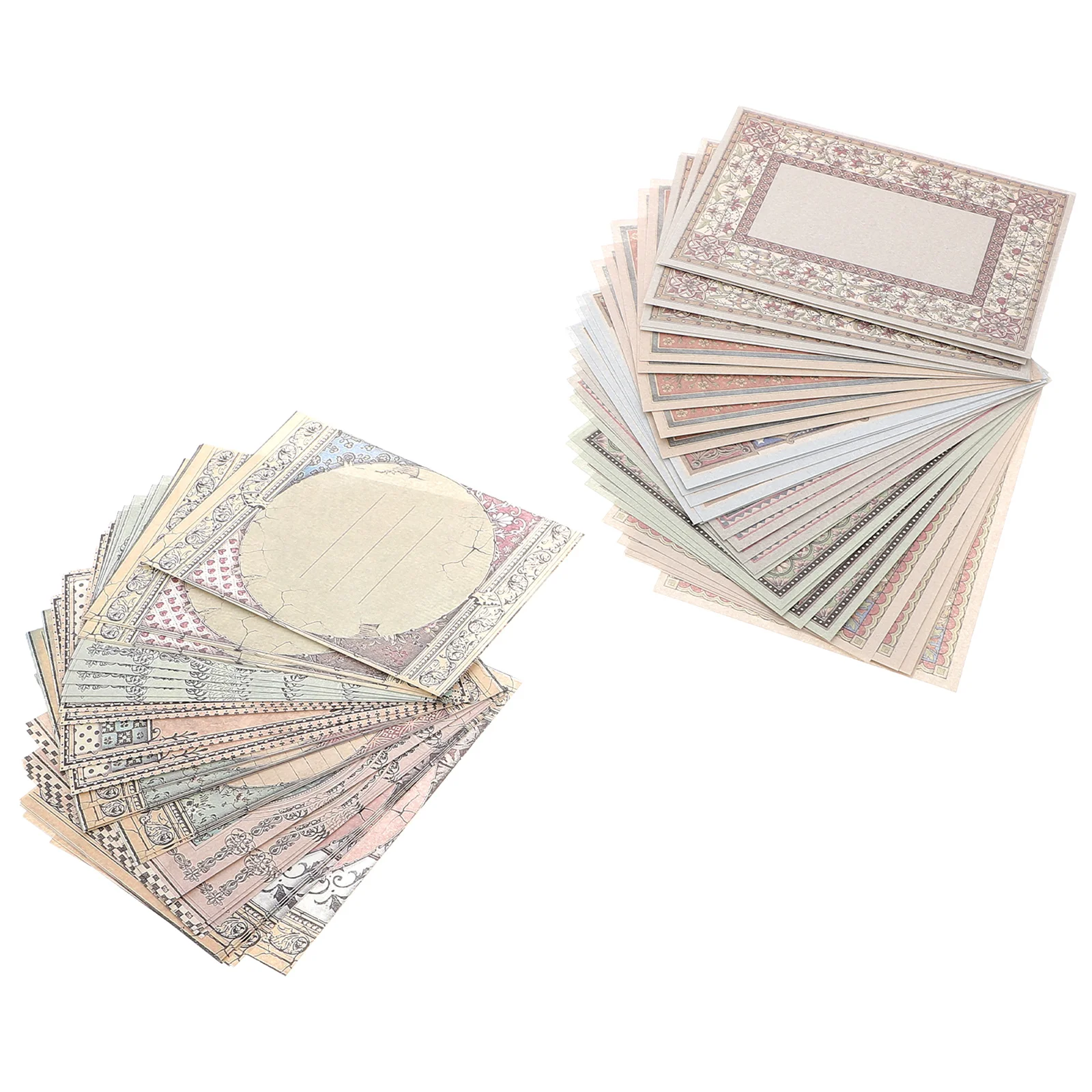 60Pcs Notebook Decorative Paper Scrapbook Background Paper Retro Book Collage 
60Pcs Notebook Decorative Paper Scrapbook Background Paper Retro Book Collage