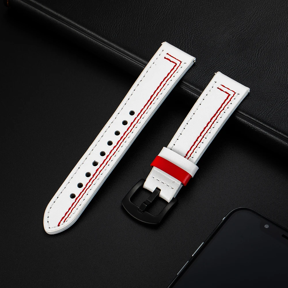 Starp for Samsung Galaxy Watch 3 for Huawei Watch GT Leather Fashion Smart Watch Band 20 22mm for Huami Amazfit Sport Women Men
Starp for Samsung Galaxy Watch 3 for Huawei Watch GT Leather Fashion Smart Watch Band 20 22mm for Huami Amazfit Sport Women Men