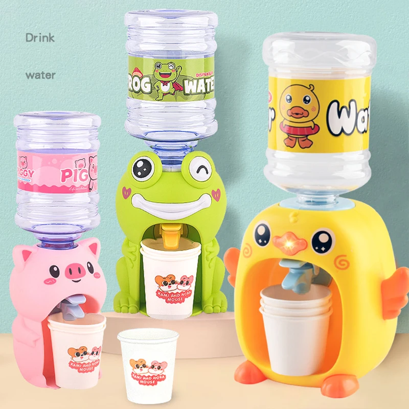 Water Dispenser for Kids Kitchen Toys Mini Duck Pig Chicken Dog Frog Rabbit Cat Cartoon Animal Boys Girls Children Baby Drinking
Water Dispenser for Kids Kitchen Toys Mini Duck Pig Chicken Dog Frog Rabbit Cat Cartoon Animal Boys Girls Children Baby Drinking