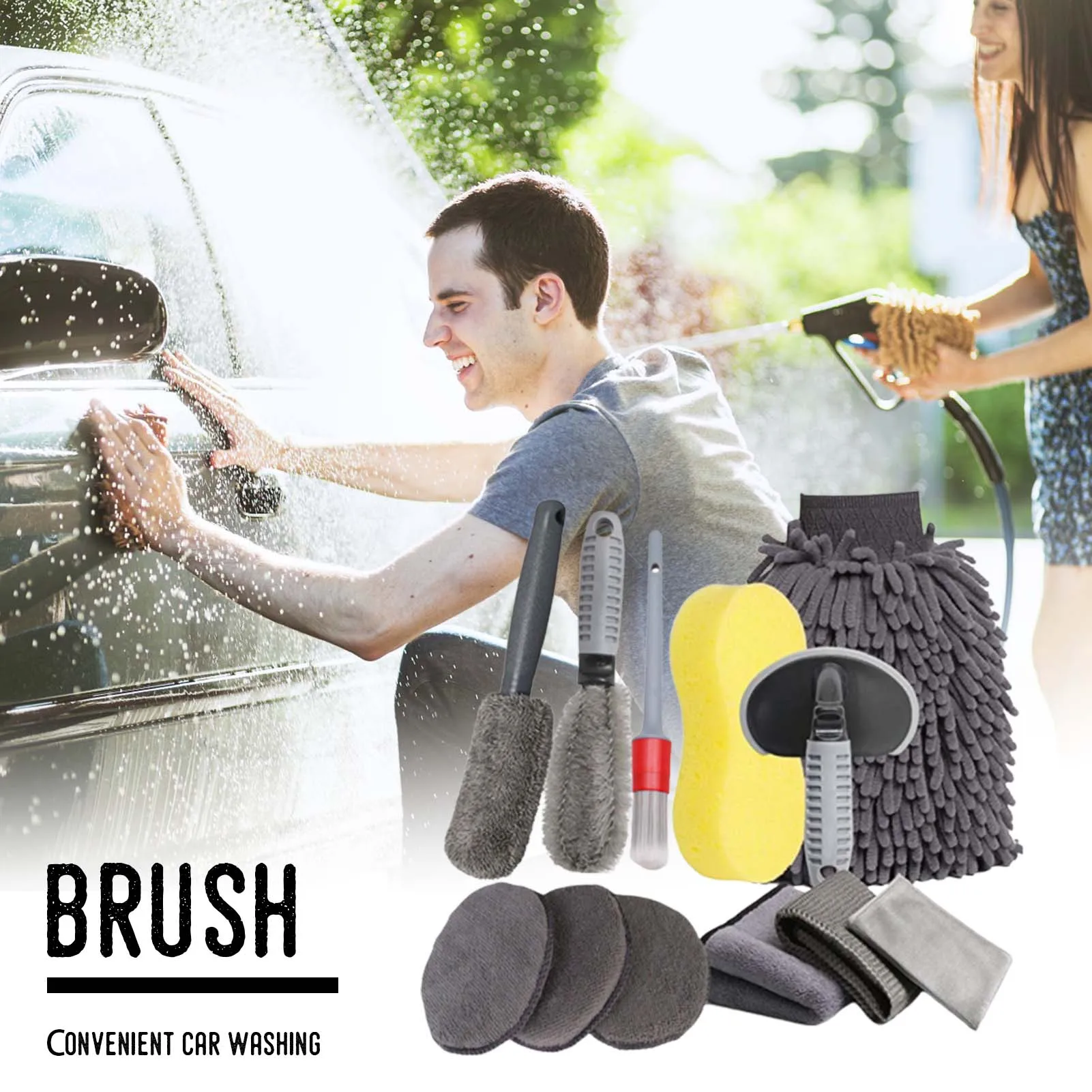 12PCS Detailing Car Brushes Set Professional Cleaning Tool Cleaning Set for Wheels Sashboards Engines PR Sale
12PCS Detailing Car Brushes Set Professional Cleaning Tool Cleaning Set for Wheels Sashboards Engines PR Sale