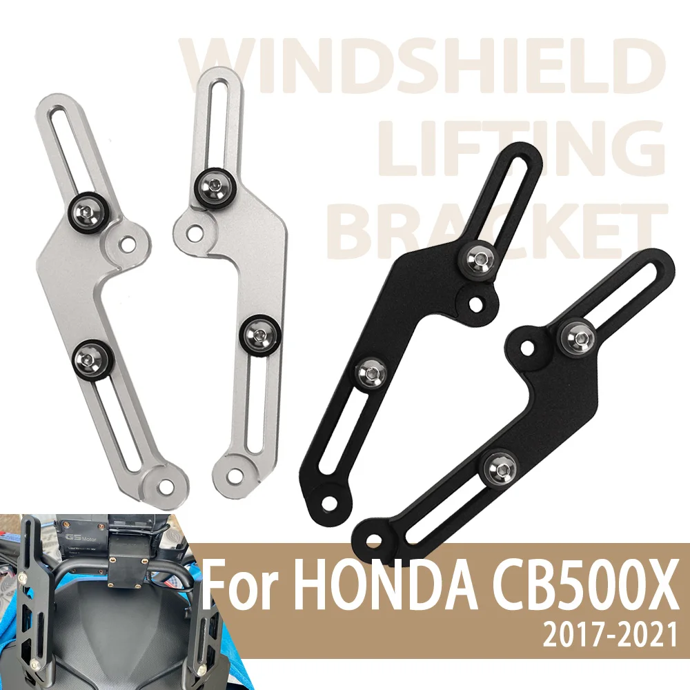 

Motorcycle Windscreen Adjusters CNC Aluminum Windshield Bracket For HONDA CB500X CB 500X CB500 X 500X 2017 2018 2019 2020 2021