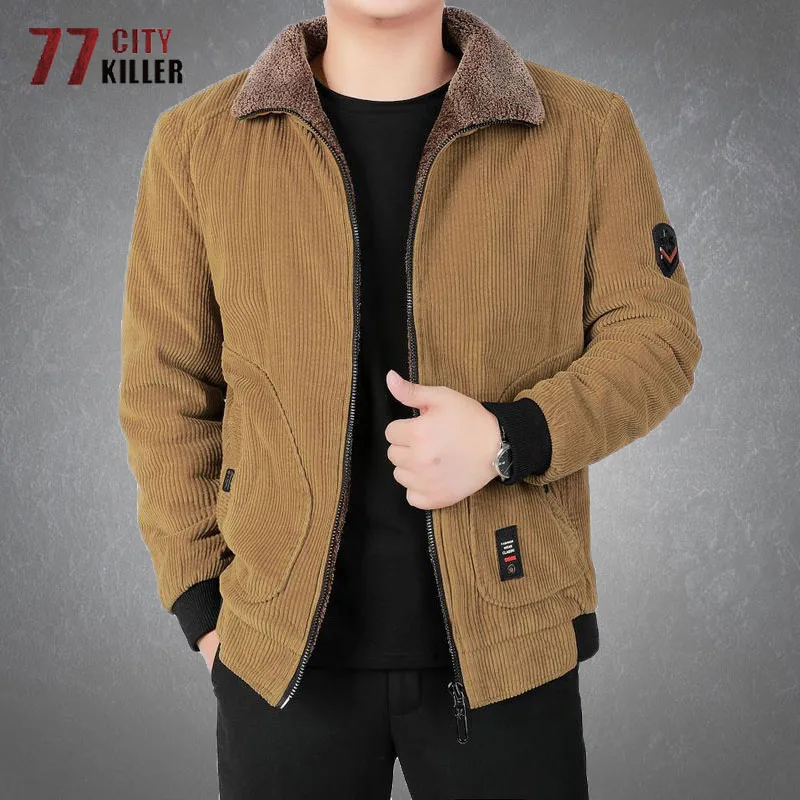 Winter Corduroy Padded Jackets Men Thicken Warm Fur Collar Coats Casual Loose Solid Color Windbreaker Parkas Male Big Size M-6XL
Winter Corduroy Padded Jackets Men Thicken Warm Fur Collar Coats Casual Loose Solid Color Windbreaker Parkas Male Big Size M-6XL