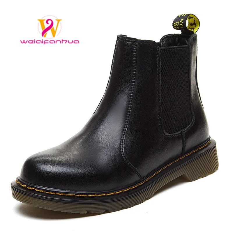 Women's Chelsea Boots Genuine Leather 2022 New Autumn Winter Fashion Women's Ankle Boots Retro Marton Boots Ladies shoes high
Women's Chelsea Boots Genuine Leather 2022 New Autumn Winter Fashion Women's Ankle Boots Retro Marton Boots Ladies shoes high
