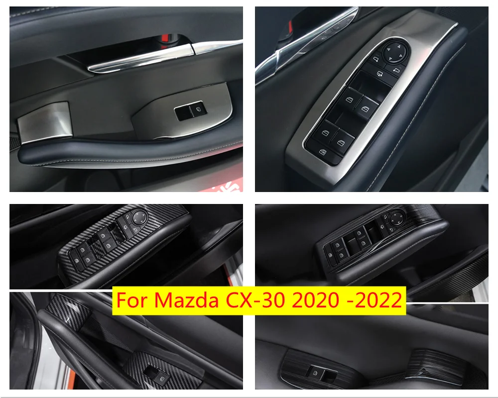For Mazda CX-30 2020 - 2022 Accessories Door Armrest Window Lift Button Control Panel Cover Trim
For Mazda CX-30 2020 - 2022 Accessories Door Armrest Window Lift Button Control Panel Cover Trim