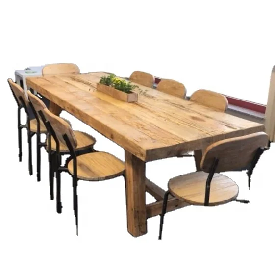 2023 wholesale china reclaimed rustic wood natural dining table outdoor dining table
2023 wholesale china reclaimed rustic wood natural dining table outdoor dining table