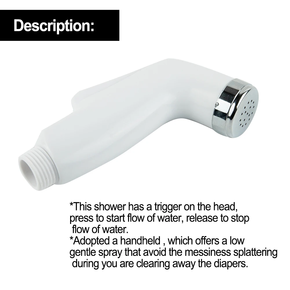 Hand Toilet Douche Bidet Head Protable Spray For Sanitary Shattaf Shower Multi-functional Home Bathroom Shower Head
Hand Toilet Douche Bidet Head Protable Spray For Sanitary Shattaf Shower Multi-functional Home Bathroom Shower Head