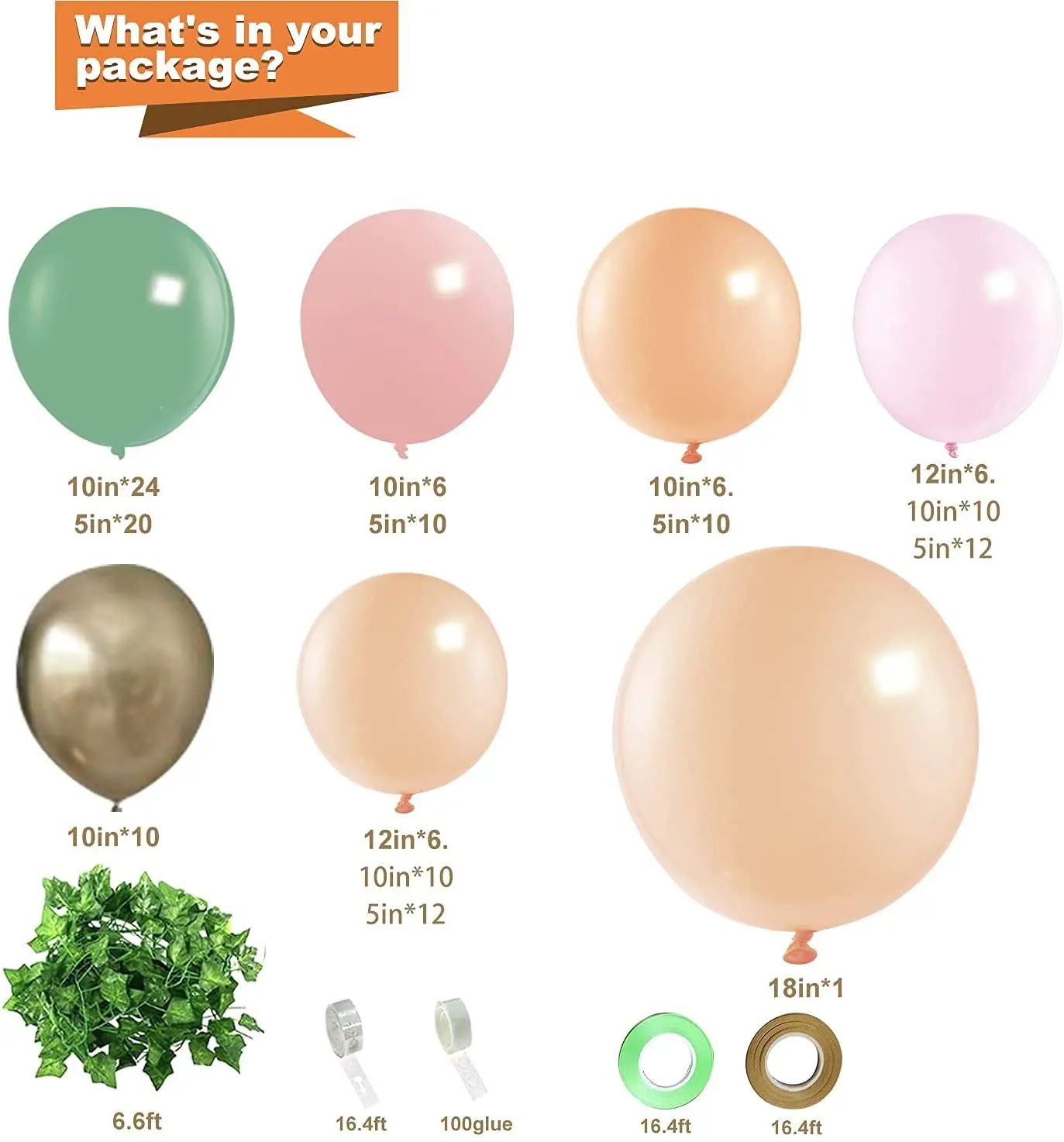 Sage Green Peach Blush Pink Balloon Garland Arch Kit for Baby Bridal Shower Wedding Jungle Safari Theme Birthday Party Decoratio
Sage Green Peach Blush Pink Balloon Garland Arch Kit for Baby Bridal Shower Wedding Jungle Safari Theme Birthday Party Decoratio