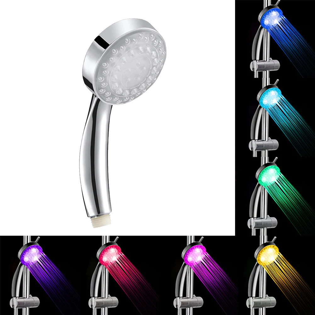 Automatic 7 Color LED Lights Hanging Rainfall Shower Head Colorful Bathroom WC Single Round Head Bath Dropshipping New
Automatic 7 Color LED Lights Hanging Rainfall Shower Head Colorful Bathroom WC Single Round Head Bath Dropshipping New