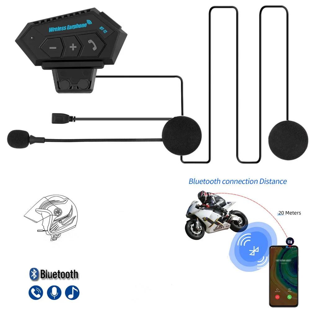 Motorcycle Helmet Headset BT5.0 Wireless Hands-free call Stereo Anti-interference Waterproof Music Player With Microphonefor
Motorcycle Helmet Headset BT5.0 Wireless Hands-free call Stereo Anti-interference Waterproof Music Player With Microphonefor