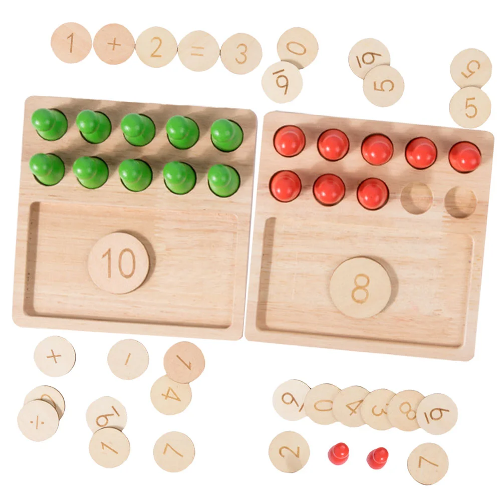 Kids Math Toy Children Toy Puzzle Addition Subtraction Manipulative Kit Elementary Teachers Wood Counting
Kids Math Toy Children Toy Puzzle Addition Subtraction Manipulative Kit Elementary Teachers Wood Counting