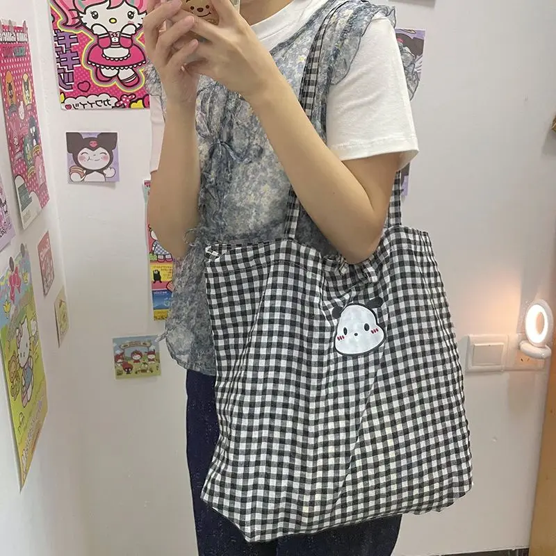 Pachacco Kawaii Sanrio сумка на одно плечо аниме милые Hellokittys холщовые вместительные портативные сумки для покупок мультфильм подарок на день рождения
Pachacco Kawaii Sanrio сумка на одно плечо аниме милые Hellokittys холщовые вместительные портативные сумки для покупок мультфильм подарок на день рождения