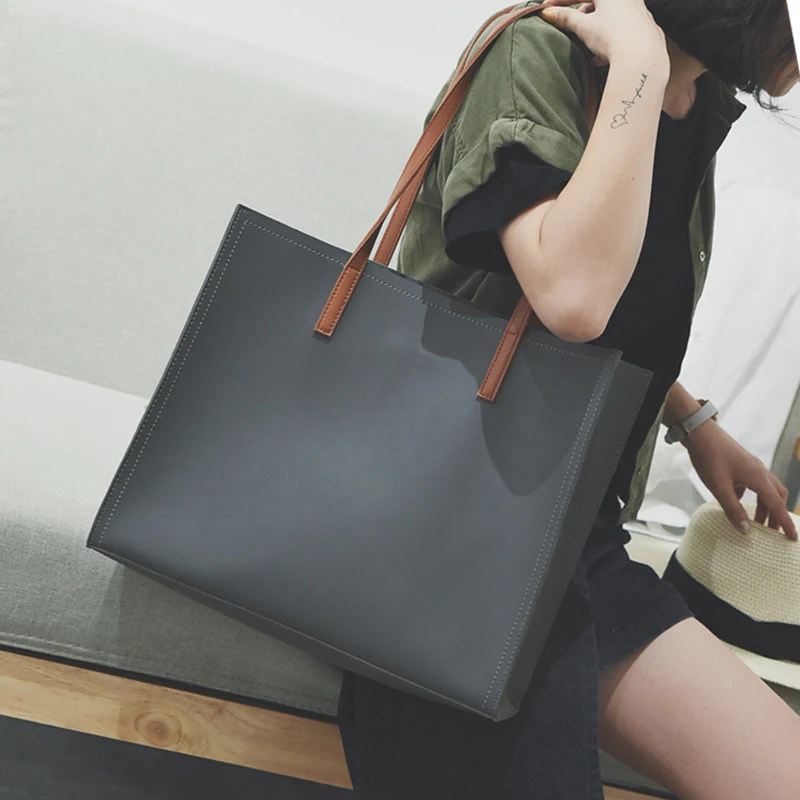 Soft PU Leather Women Shoulder Bags Fashion Simple Large Capacity Female Totes Bag Lady Casual Handbag Mother Bag
Soft PU Leather Women Shoulder Bags Fashion Simple Large Capacity Female Totes Bag Lady Casual Handbag Mother Bag