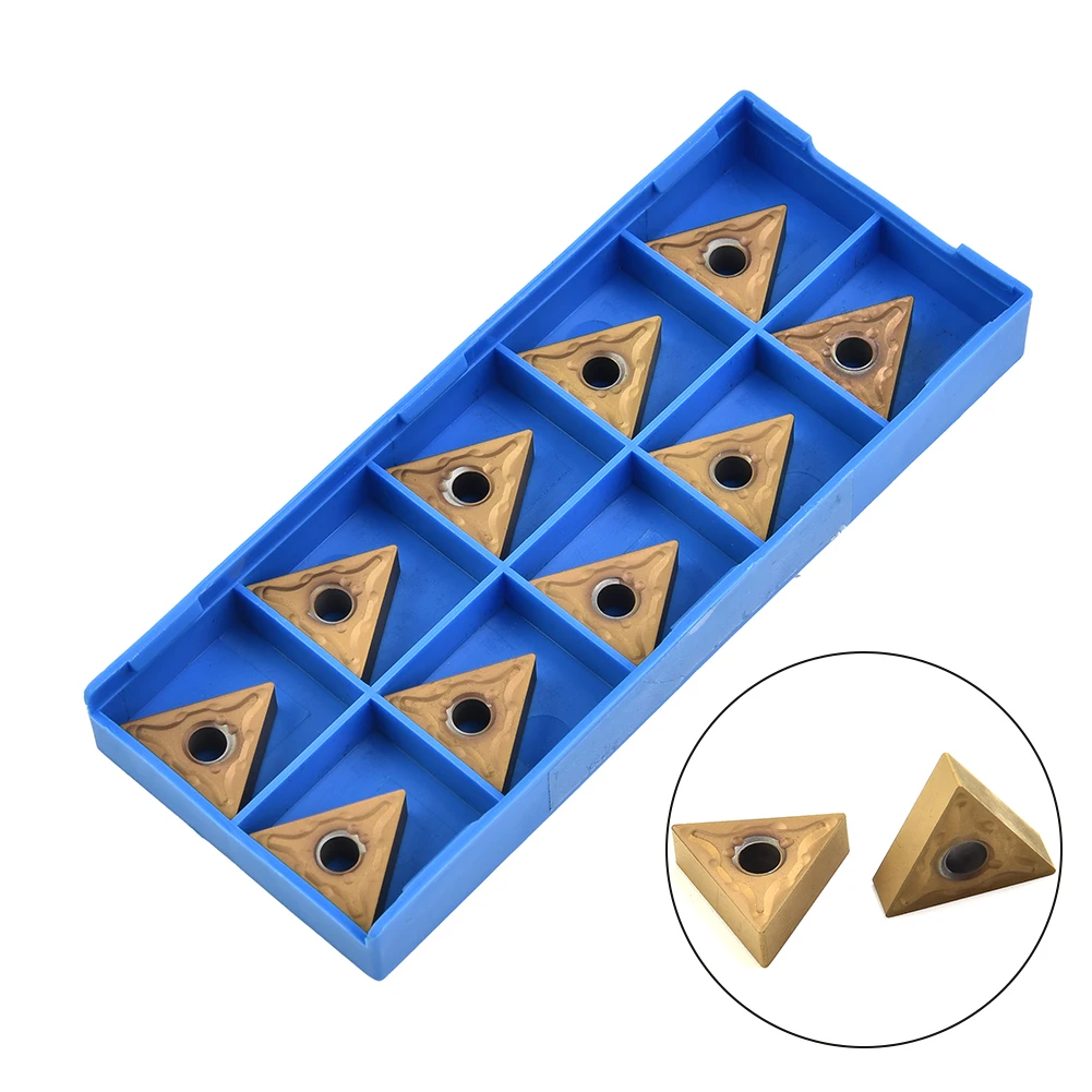 HIGH QUALITY 16*5mm Tips Inserts 10pcs/Box Lathe Carbide Triangular Cutting Tools Golden TNMG 160404 Part Tool
HIGH QUALITY 16*5mm Tips Inserts 10pcs/Box Lathe Carbide Triangular Cutting Tools Golden TNMG 160404 Part Tool