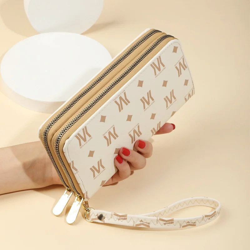 Women's Long Wallet 2023 New Large Capacity Double Zipper Mobile Phone Bag Printed Wrist Clutch Bag Women
Women's Long Wallet 2023 New Large Capacity Double Zipper Mobile Phone Bag Printed Wrist Clutch Bag Women