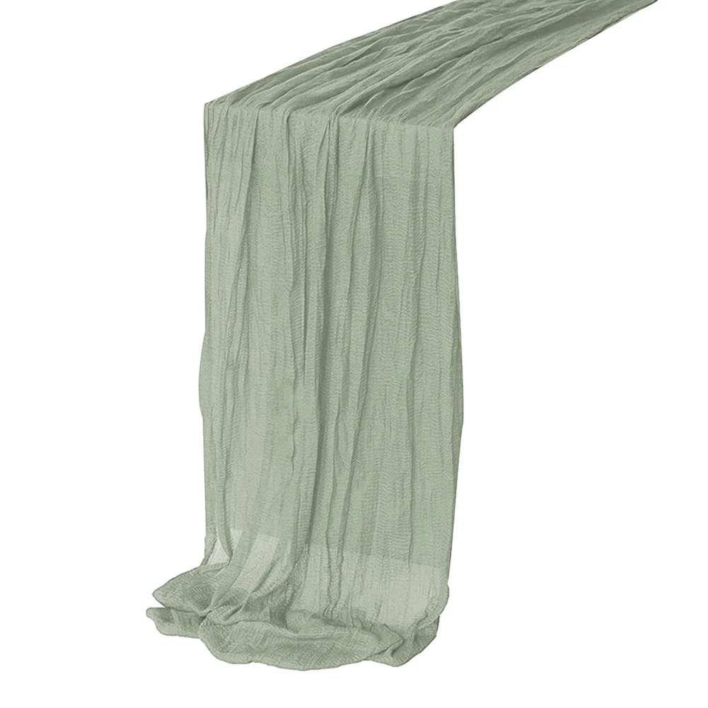 ~1emi-Sheer Gauze Table Runner Vintage Cheesecloth Ta1ble 1etting Dining Wedding Party Christmas Banquets Arches Cake Decoration
~1emi-Sheer Gauze Table Runner Vintage Cheesecloth Ta1ble 1etting Dining Wedding Party Christmas Banquets Arches Cake Decoration
