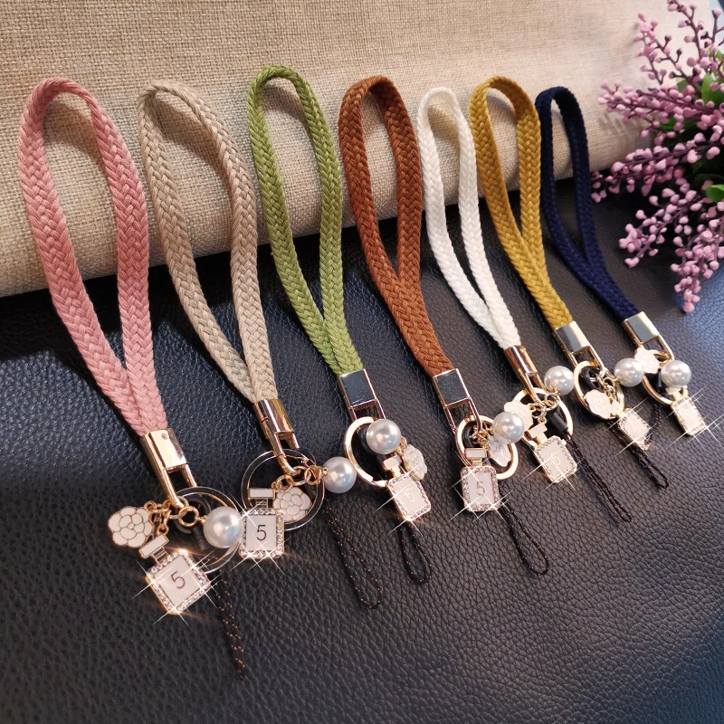 Wrist Strap Phone Lanyard Braided Neck Rope For iPhone Huawei Xiaomi Samsung Charm ID Card Keychain Bling Rose Ornament Lanyard
Wrist Strap Phone Lanyard Braided Neck Rope For iPhone Huawei Xiaomi Samsung Charm ID Card Keychain Bling Rose Ornament Lanyard