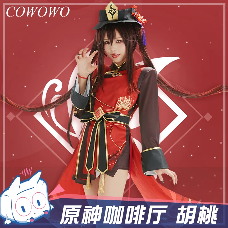 COWOWO Anime!Genshin Impact Hu Tao Hutao Yanhua Dinner Party Linkage Game Suit Lovely Dress Uniform Cosplay Costume Women Outfit
COWOWO Anime!Genshin Impact Hu Tao Hutao Yanhua Dinner Party Linkage Game Suit Lovely Dress Uniform Cosplay Costume Women Outfit