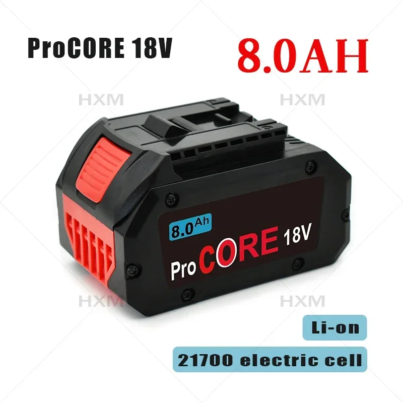18V ProCORE 8000mAh для Bosch 18V беспроводной инструмент BAT609 BAT618 GBA18V80 21900 сменный аккумулятор-21700 электрическая батарея
18V ProCORE 8000mAh для Bosch 18V беспроводной инструмент BAT609 BAT618 GBA18V80 21900 сменный аккумулятор-21700 электрическая батарея