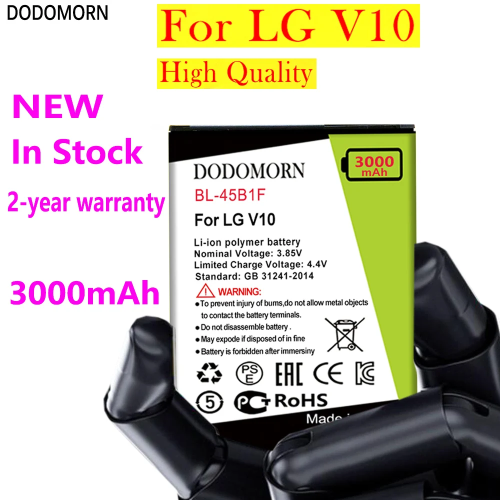 Аккумулятор DODOMORN BL-45B1F для LG V10 H961N F600 H900 H901 VS990 H968, высокое качество + номер для отслеживания
Аккумулятор DODOMORN BL-45B1F для LG V10 H961N F600 H900 H901 VS990 H968, высокое качество + номер для отслеживания