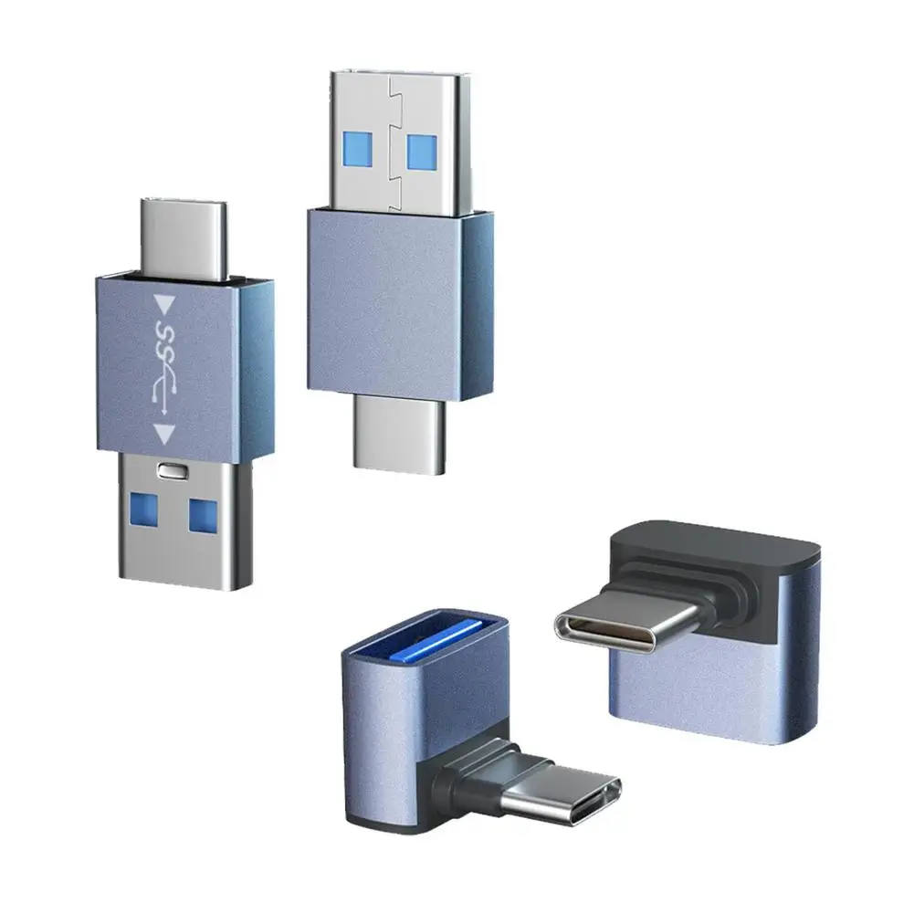 Usb-C Male To Usb-A Male Otg Adapter C Male To A Female 3D Elbow Converter For Charging Data Transmission
Usb-C Male To Usb-A Male Otg Adapter C Male To A Female 3D Elbow Converter For Charging Data Transmission