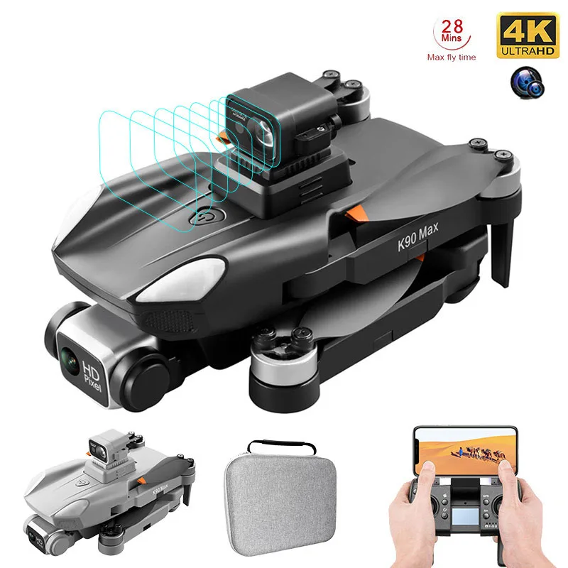 K90 MAX GPS Drone 4k Profesional HD Camera 360 Degree Obstacle Avoidance Brushless Motor Foldable Quadcopter RC Distance 1500M
K90 MAX GPS Drone 4k Profesional HD Camera 360 Degree Obstacle Avoidance Brushless Motor Foldable Quadcopter RC Distance 1500M