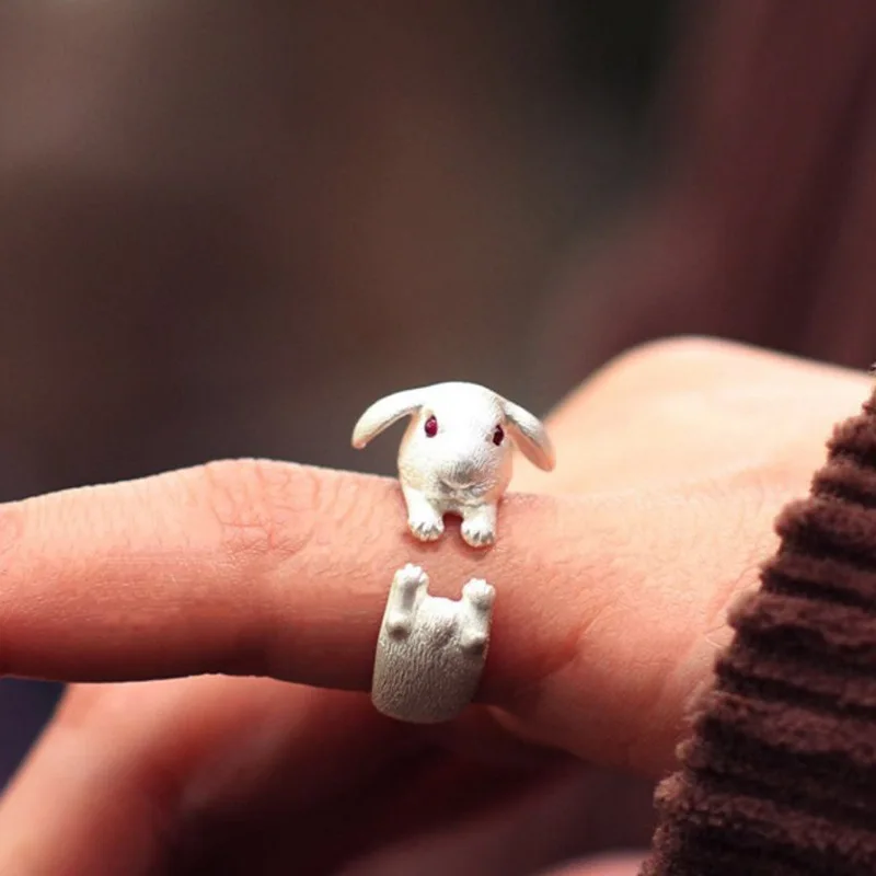 New 2022 Cartoon Cute Animal Open Ring Bunny Ring for Women Girl Wholesale Jewelry Gift
New 2022 Cartoon Cute Animal Open Ring Bunny Ring for Women Girl Wholesale Jewelry Gift