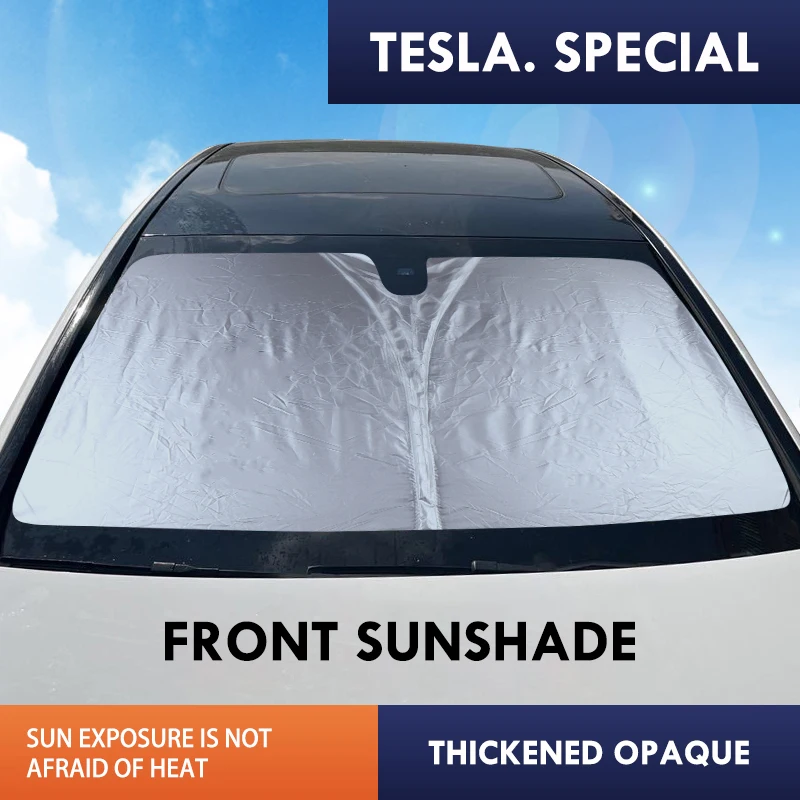 Newly Car Windshield Sun Shade Covers Visors Auto Front Window Sunscreen Parasol For Tesla Model 3 Y Car Summer Sunshade Cover
Newly Car Windshield Sun Shade Covers Visors Auto Front Window Sunscreen Parasol For Tesla Model 3 Y Car Summer Sunshade Cover