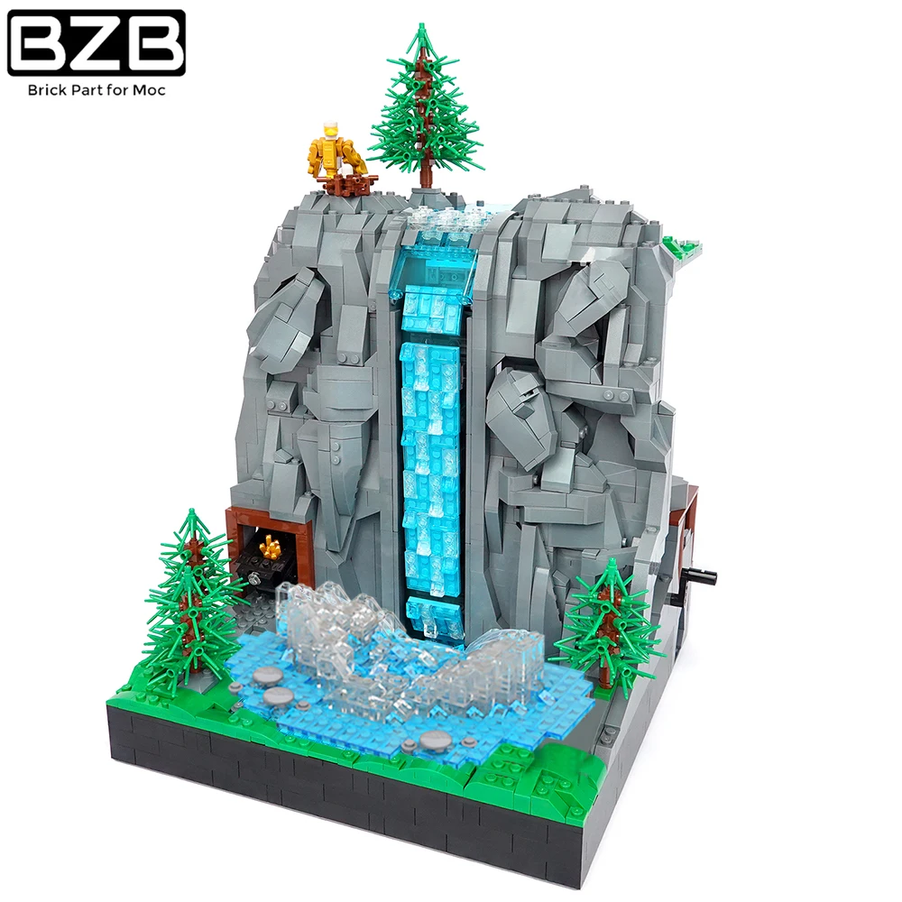 MOC Alps Alpine Water Rocky Mountains Waterfall Building Blocks Set Breath Wild Scene View Tree Model Bricks Children Xmas Toys
MOC Alps Alpine Water Rocky Mountains Waterfall Building Blocks Set Breath Wild Scene View Tree Model Bricks Children Xmas Toys