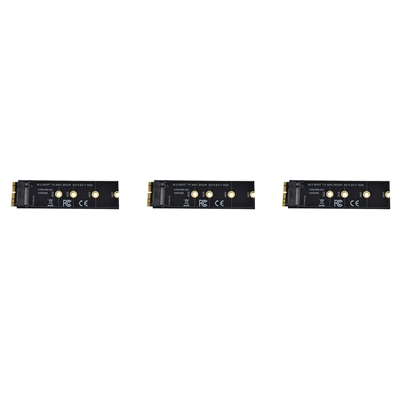 3X Ssd Adapter Connectors M2 To Ssd For Air 2013 - 2017 M.2 M Key Pcie X4 Ngff To Ssd For Apple Laptop
3X Ssd Adapter Connectors M2 To Ssd For Air 2013 - 2017 M.2 M Key Pcie X4 Ngff To Ssd For Apple Laptop