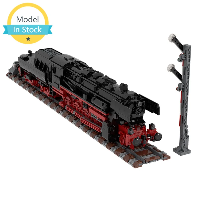 MOC Commemorates The First German Retro Steam Locomotive Transport Train Building Blocks Set Vapour Bricks Children Toys Gift
MOC Commemorates The First German Retro Steam Locomotive Transport Train Building Blocks Set Vapour Bricks Children Toys Gift