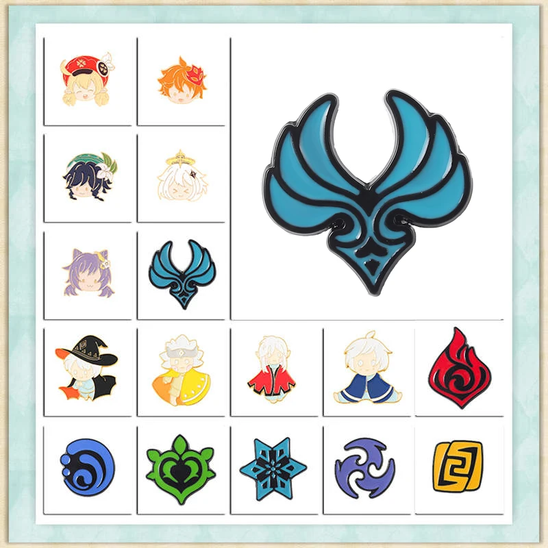 Genshin Impact Enamel Pin Klee Venti Childe Liyue Brooches Metal Badges Student Clothes Jacket Shirt Accessories Medal Wholesale
Genshin Impact Enamel Pin Klee Venti Childe Liyue Brooches Metal Badges Student Clothes Jacket Shirt Accessories Medal Wholesale